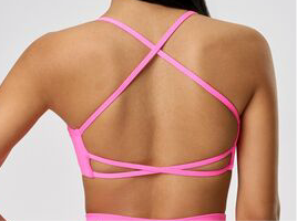 Phoebe Crisscross Back Scoop Neck Sports Bra