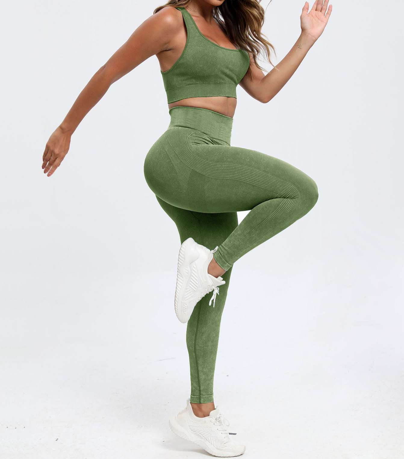 Tara Scoop Neck Racerback Legging Set (multiple color options)