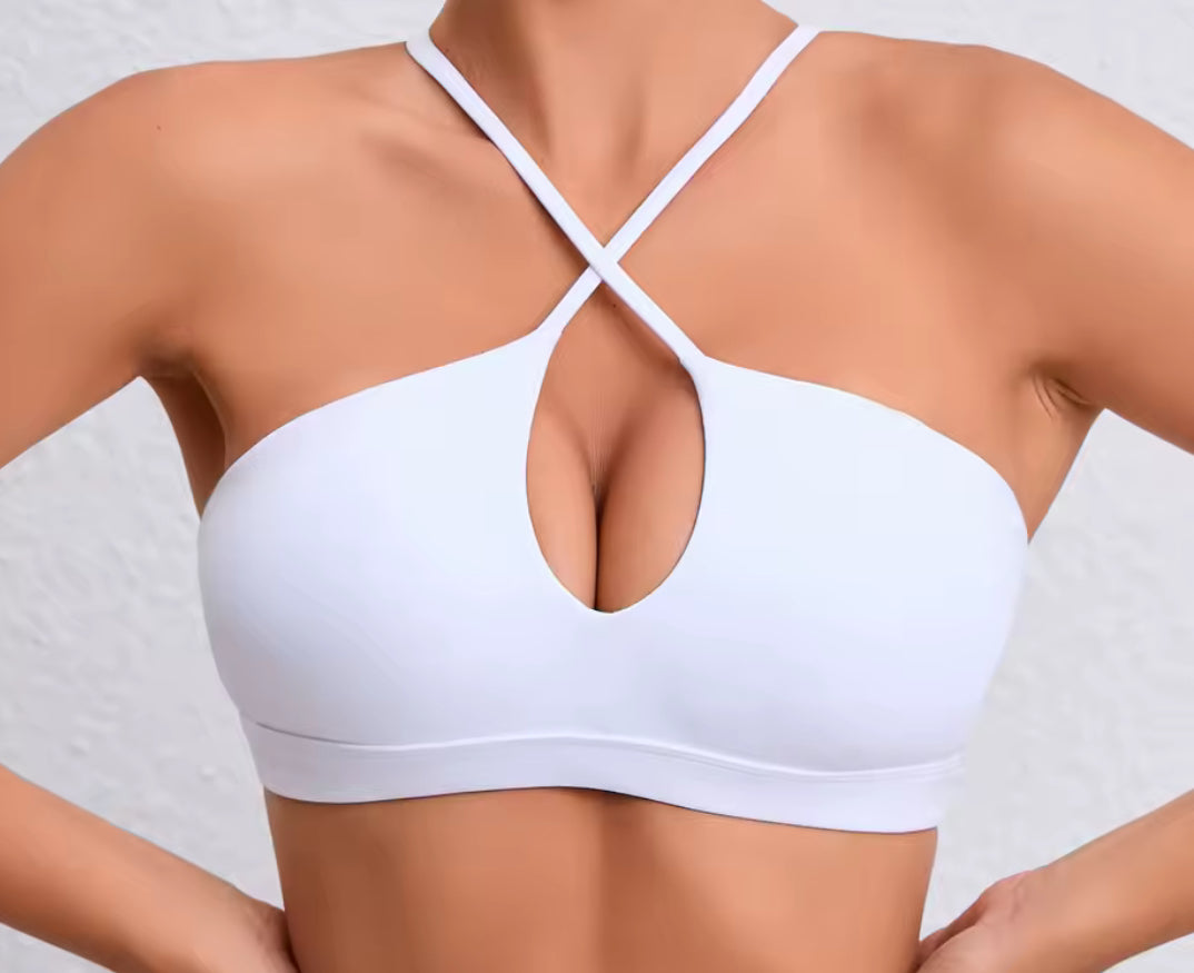 Ivy Crisscross Front and Back Sports Bra