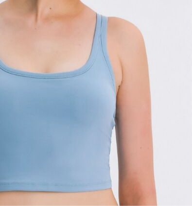 Pia Scoop Neck Racerback Active Tank