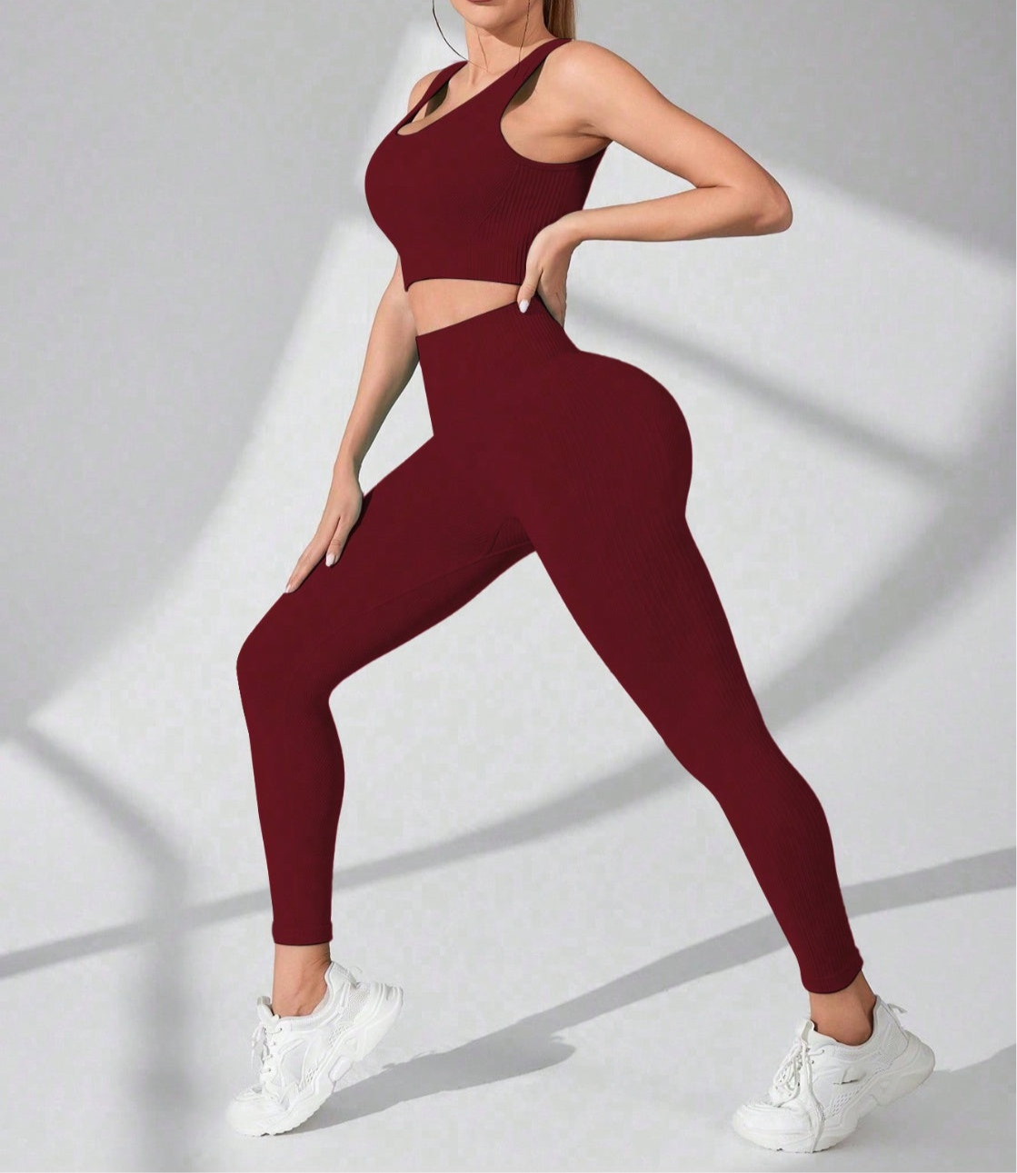 Rochelle Wide Strap Tank and Legging Set (color options)