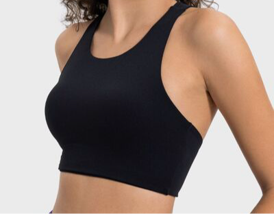 Lovey Cutout Back Round Neck Active Tank