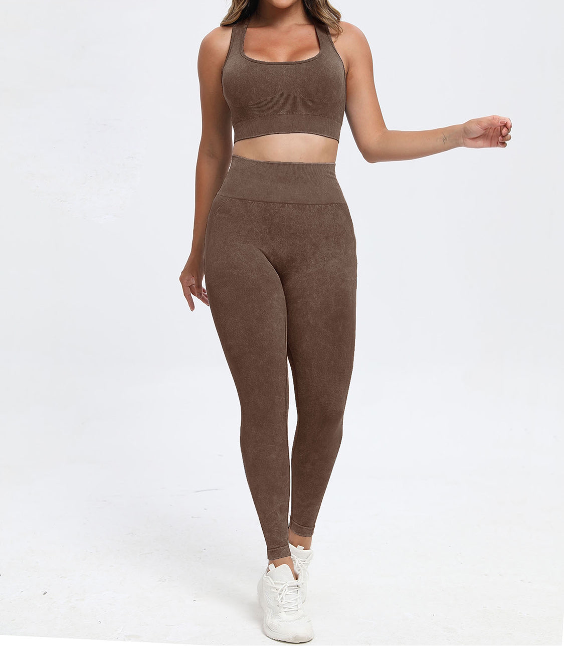 Tara Scoop Neck Racerback Legging Set (multiple color options)