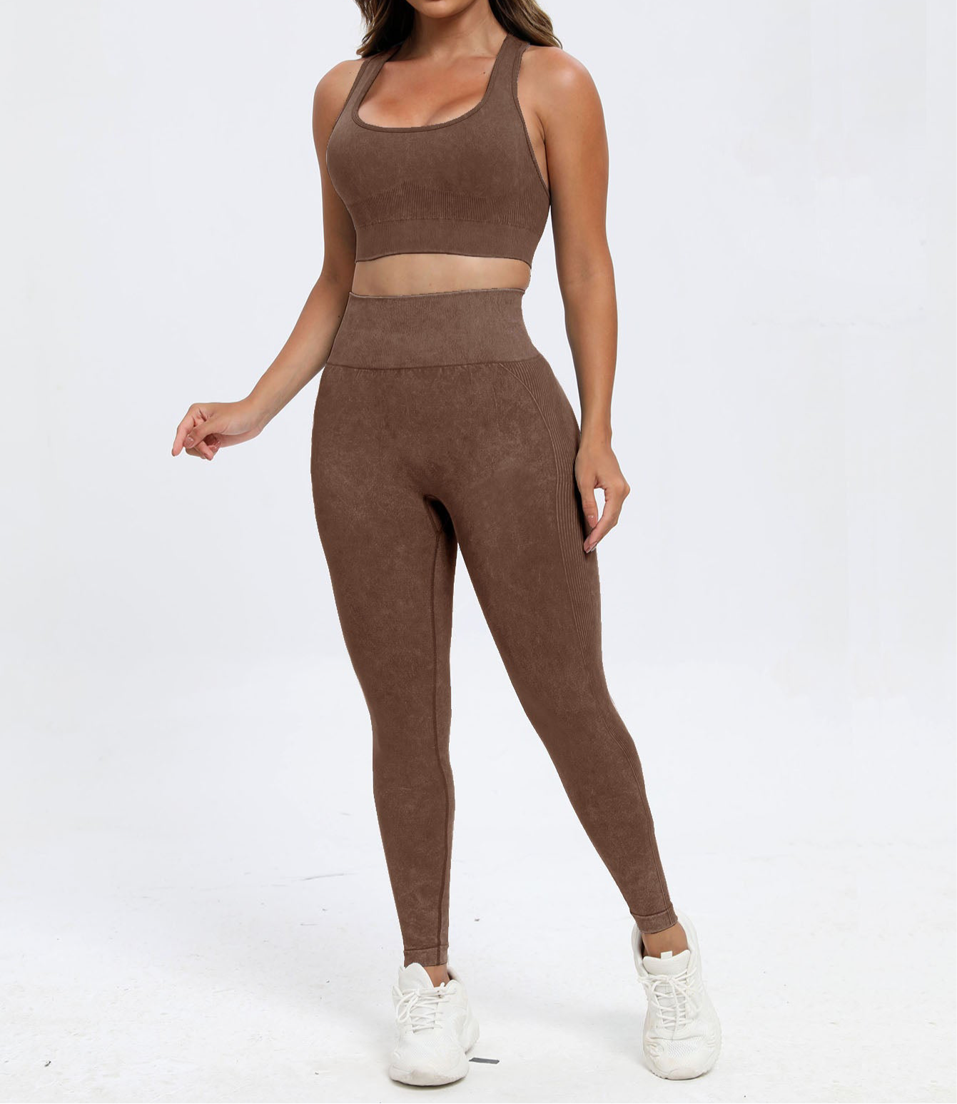 Tara Scoop Neck Racerback Legging Set (multiple color options)