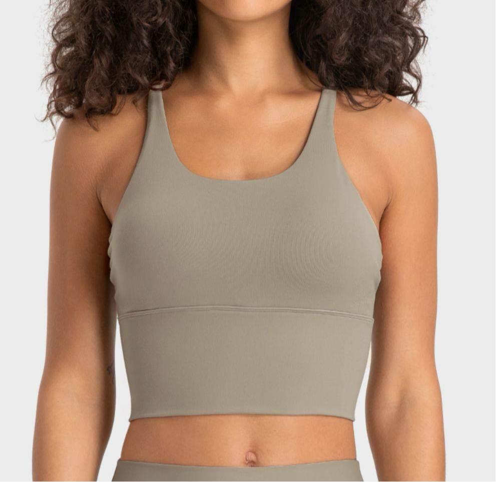 Jayde Crisscross Back Ladder Detail Sports Bra (multiple color options)