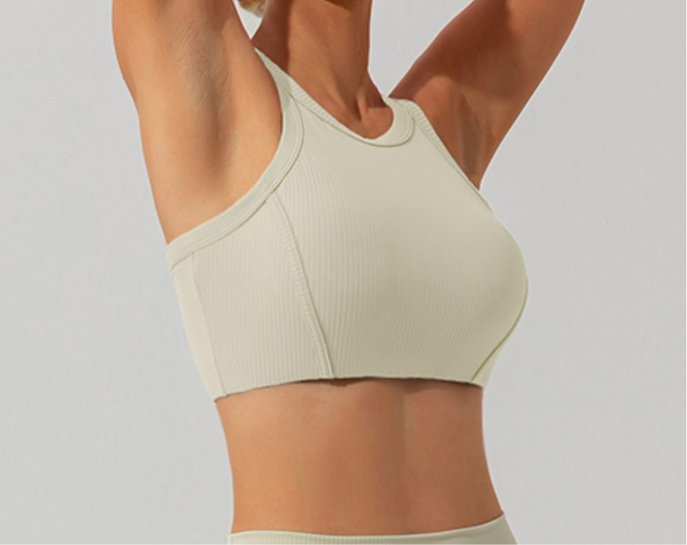 Quinn Round Neck Racerback Cropped Active Tank (multiple color options)