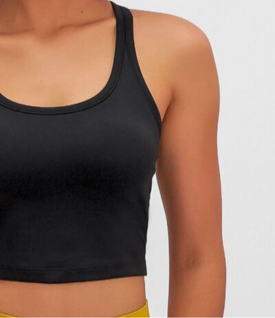 Pia Scoop Neck Racerback Active Tank