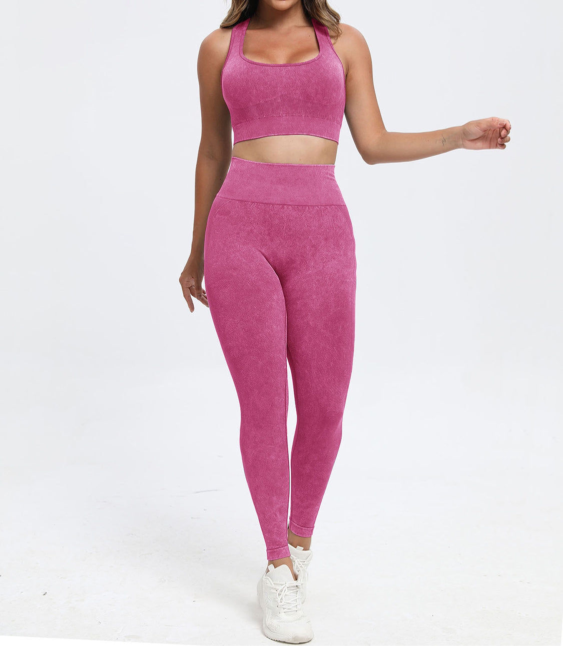 Tara Scoop Neck Racerback Legging Set (multiple color options)