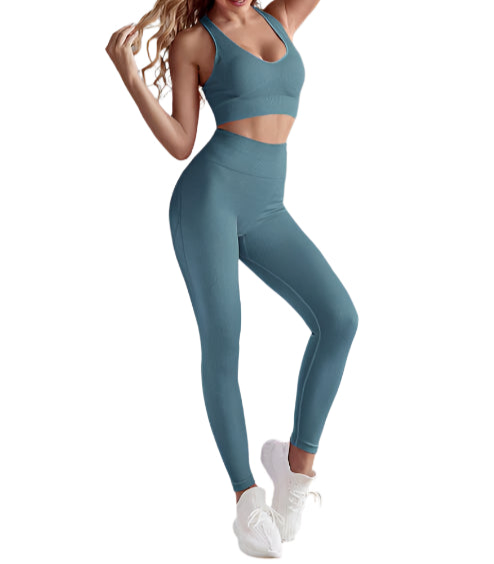 Kai Racerback Sport Tank and Legging Set (multiple color options)