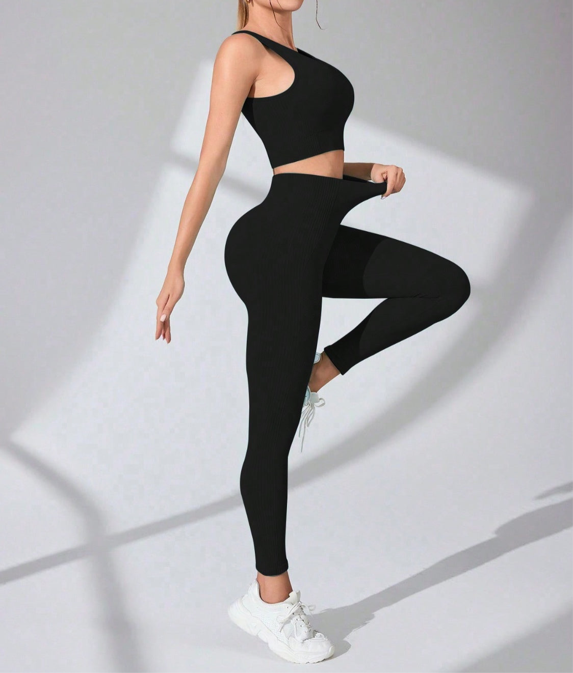 Rochelle Wide Strap Tank and Legging Set (color options)