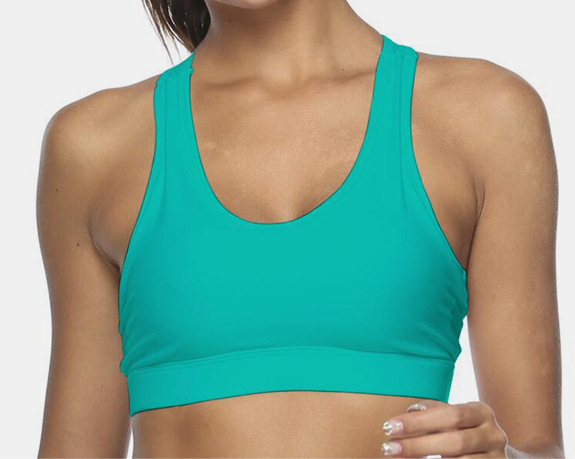 Arissa Cutout Scoop Neck Sports Bra (multiple color options)