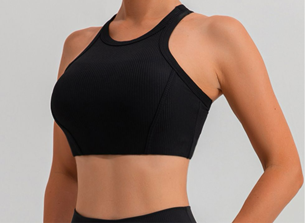 Quinn Round Neck Racerback Cropped Active Tank (multiple color options)