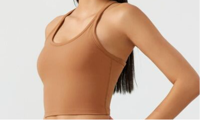 Pia Scoop Neck Racerback Active Tank