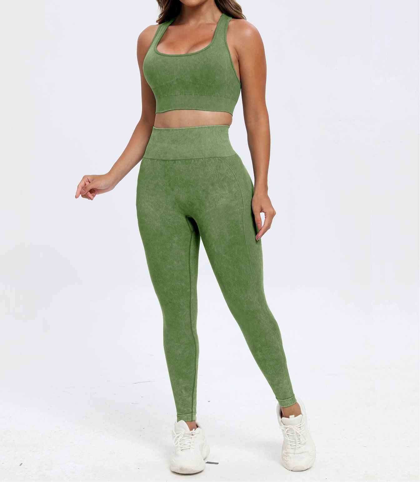 Tara Scoop Neck Racerback Legging Set (multiple color options)