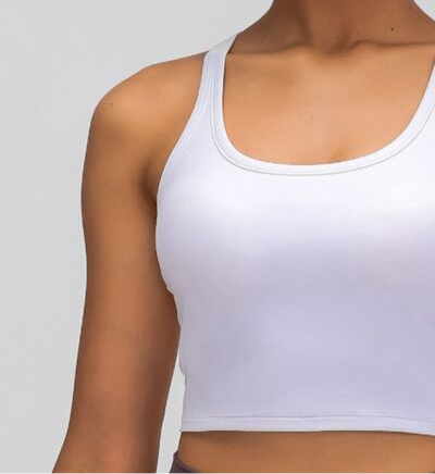 Pia Scoop Neck Racerback Active Tank