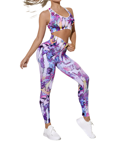 Kai Racerback Sport Tank and Legging Set (multiple color options)