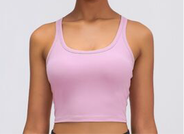 Pia Scoop Neck Racerback Active Tank