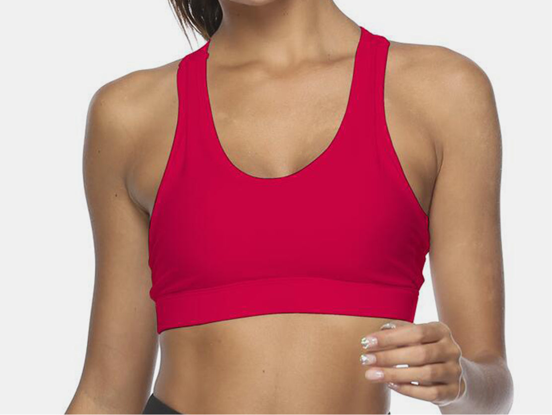 Arissa Cutout Scoop Neck Sports Bra (multiple color options)