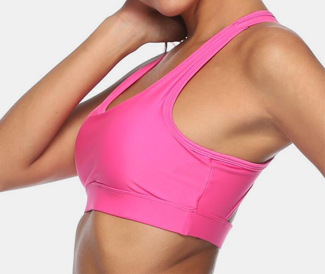 Arissa Cutout Scoop Neck Sports Bra (multiple color options)