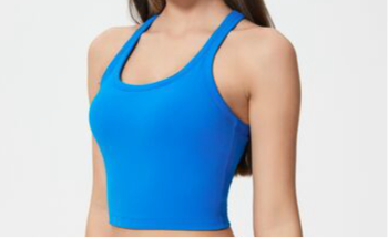 Pia Scoop Neck Racerback Active Tank