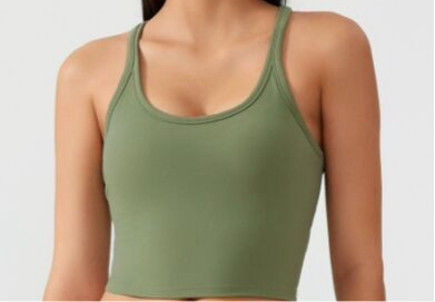 Pia Scoop Neck Racerback Active Tank