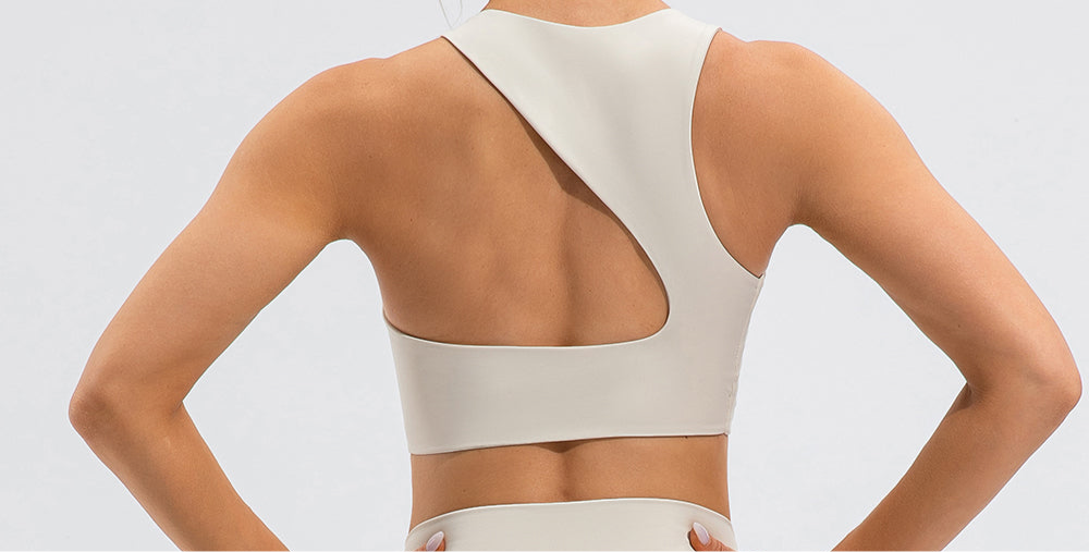 Amani Cutout Back Cropped Active Tank (color options)