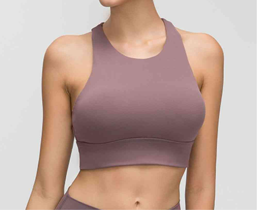 Noelle Halter Neck Keyhole Sports Bra (color options)