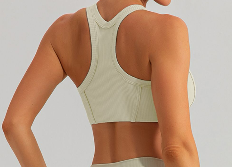 Quinn Round Neck Racerback Cropped Active Tank (multiple color options)