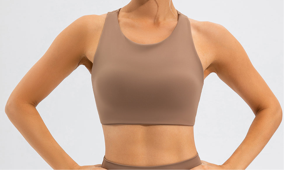 Amani Cutout Back Cropped Active Tank (color options)