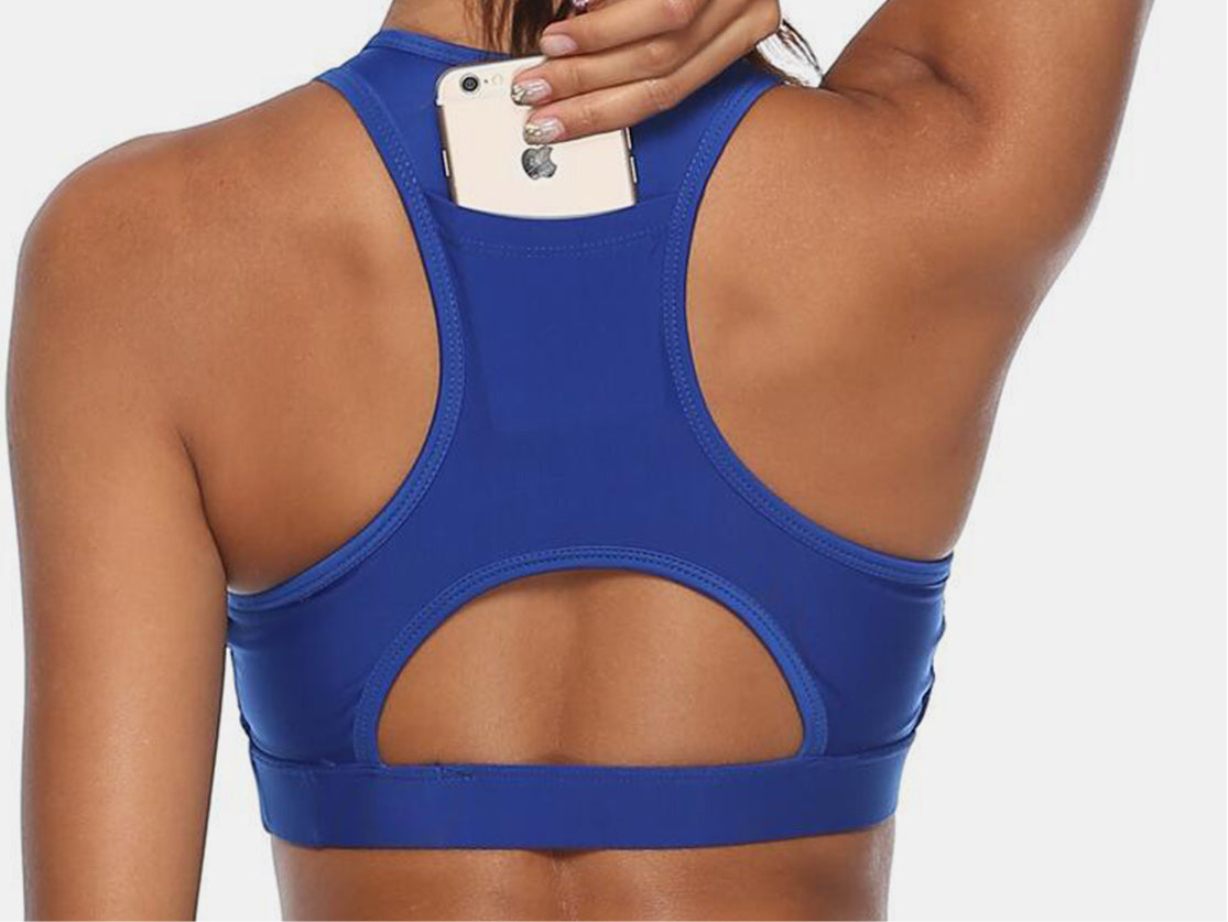 Arissa Cutout Scoop Neck Sports Bra (multiple color options)