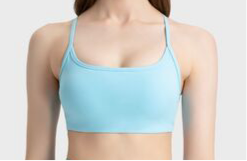 Phoebe Crisscross Back Scoop Neck Sports Bra