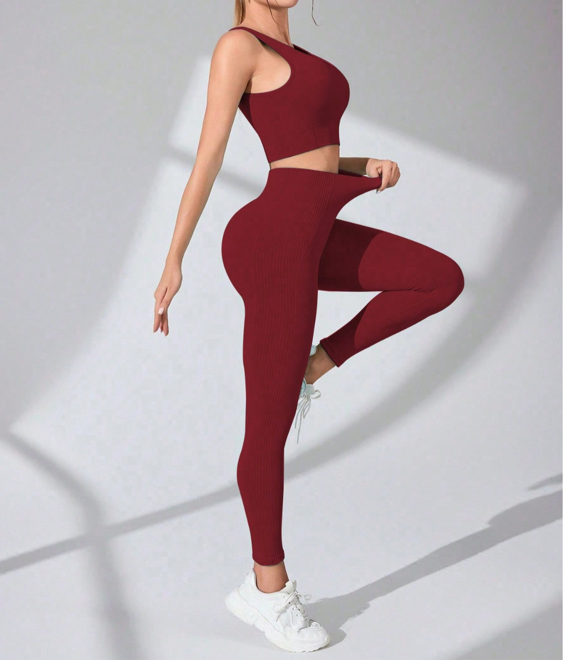 Rochelle Wide Strap Tank and Legging Set (color options)