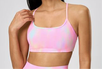 Phoebe Crisscross Back Scoop Neck Sports Bra