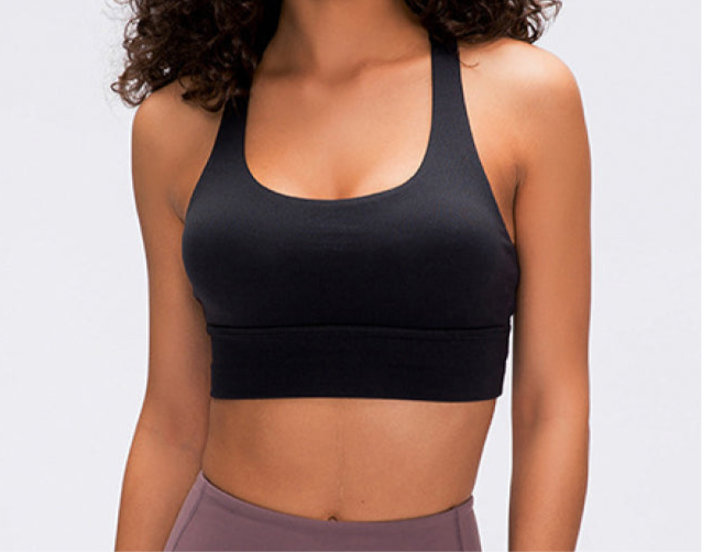 Aimee Double X Strappy Back Sports Bra (color options)