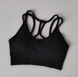 Halle Double Strap Crisscross Back Sport Bra