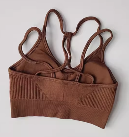 Halle Double Strap Crisscross Back Sport Bra