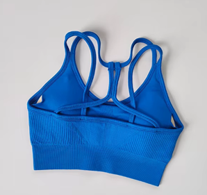 Halle Double Strap Crisscross Back Sport Bra