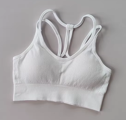 Halle Double Strap Crisscross Back Sport Bra