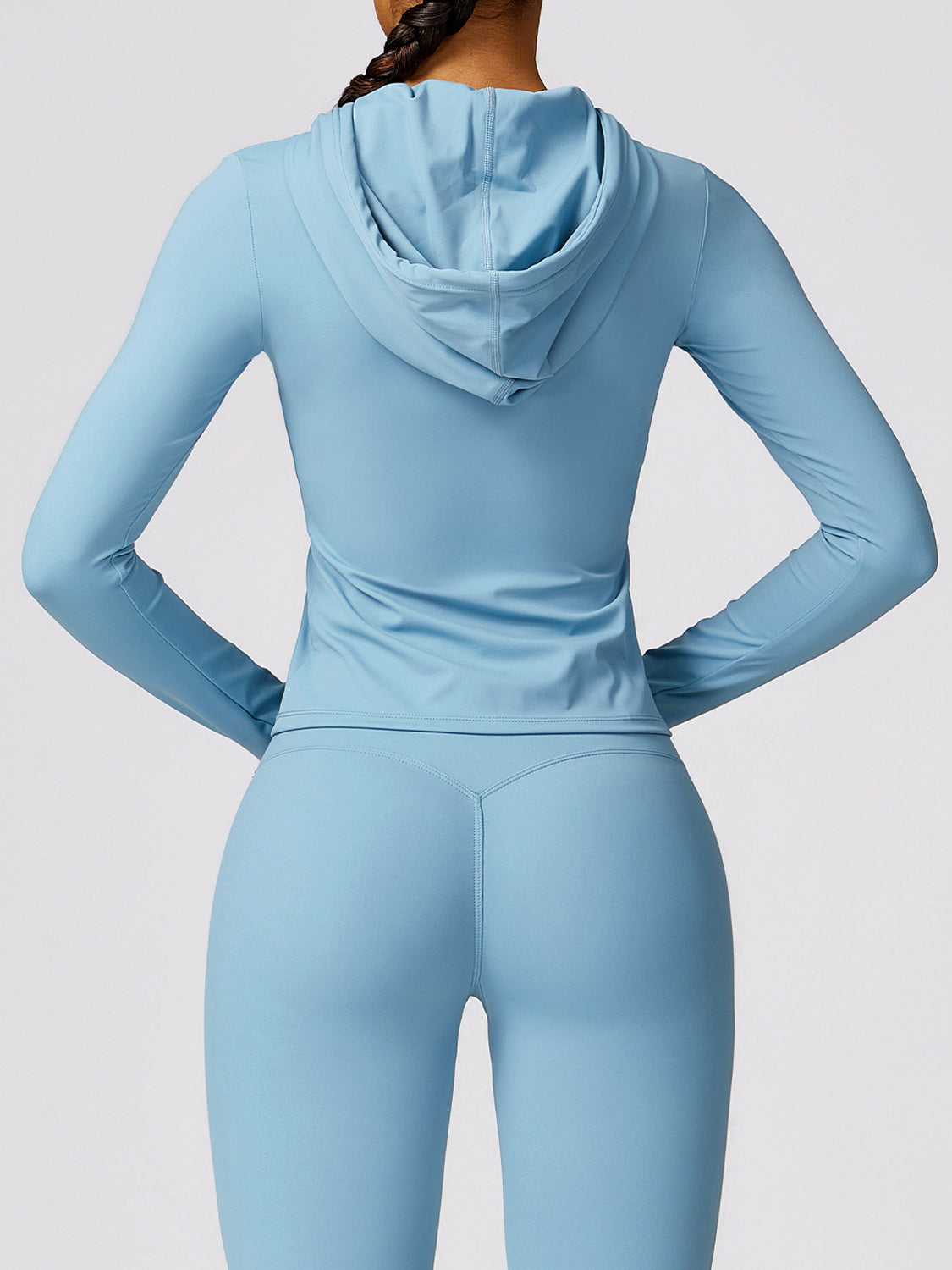Mia Drawstring Long Sleeve Active Hoodie