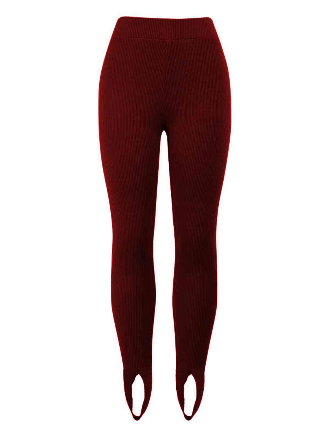 Brooklyn Ribbed Mid Waist Stirrup Leggings (multiple color options)