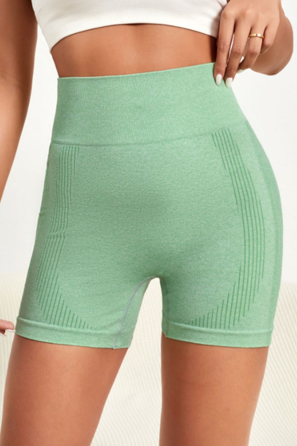 Eliza High Waisted Shorts (two color options)