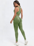 Tara Scoop Neck Racerback Legging Set (multiple color options)