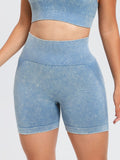 Cassie Washed High Waist Active Shorts