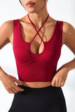 Natalie Cutout Wide Strap Active Tank