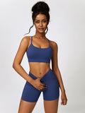 Coco Sport Bra and Wide Waistband Shorts Set (multiple color options)