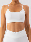 Noni Spaghetti Strap Y Back Sports Bra (multiple color options)