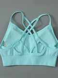 Lily Crisscross Spaghetti Strap Sports Bra (multiple color options)