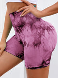 Bobbi Tie-Dye High Waist Active Shorts (multiple color options)