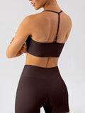 Noni Spaghetti Strap Y Back Sports Bra (multiple color options)