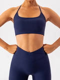 Noni Spaghetti Strap Y Back Sports Bra (multiple color options)